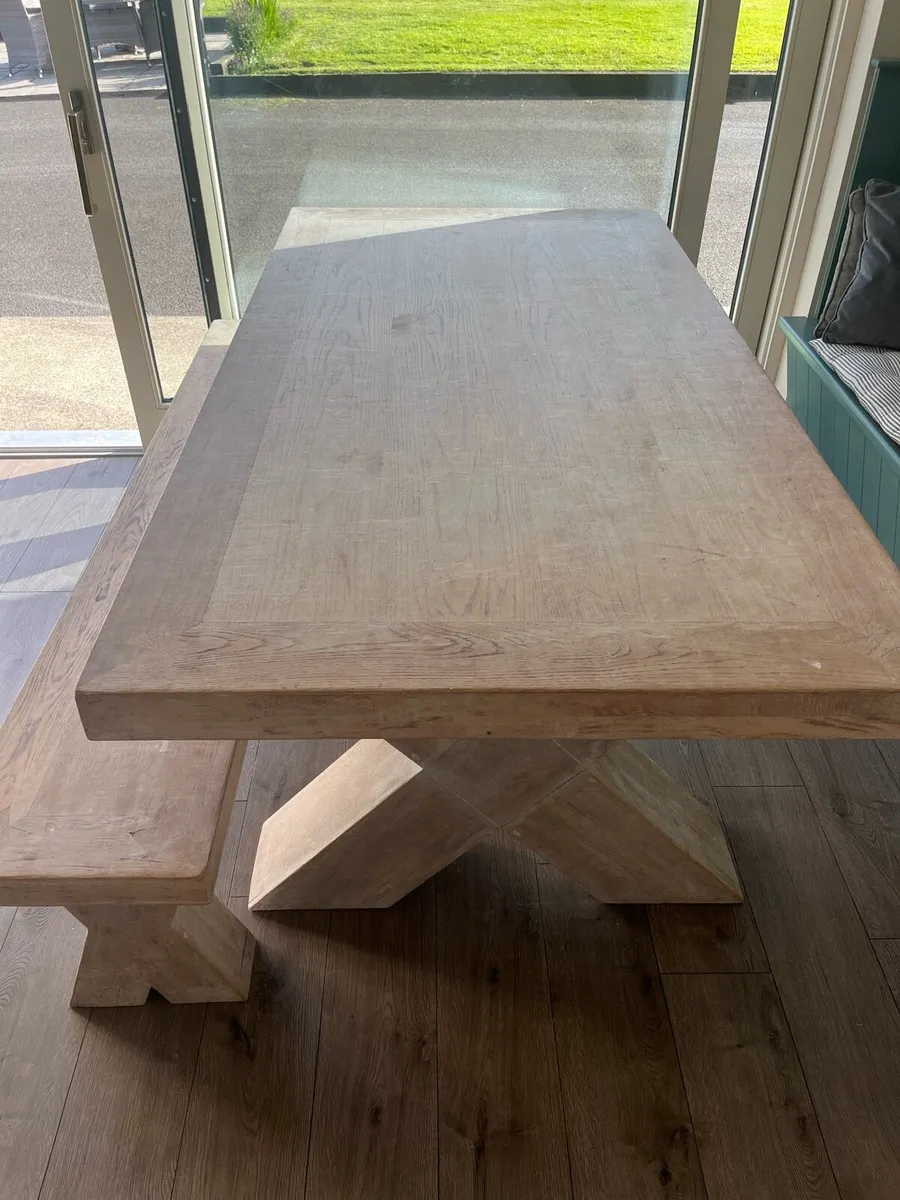 Table and bench - Image 1