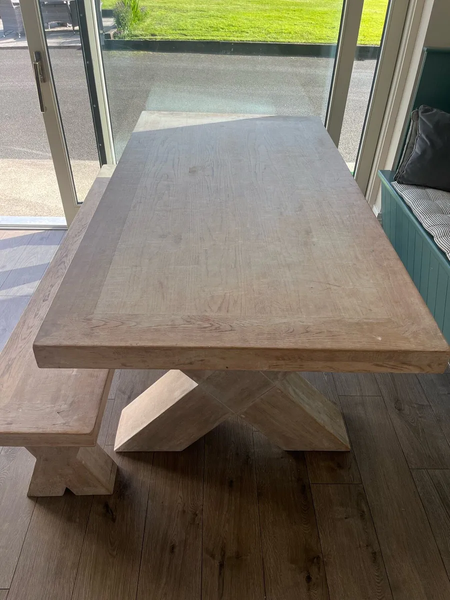 Table and bench - Image 2