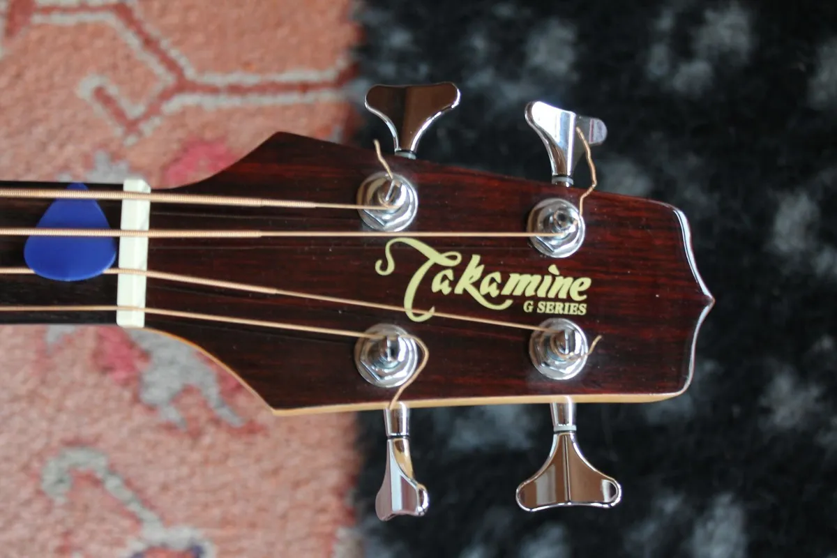 Takamine electro/acoustic Bass guitar - Image 3