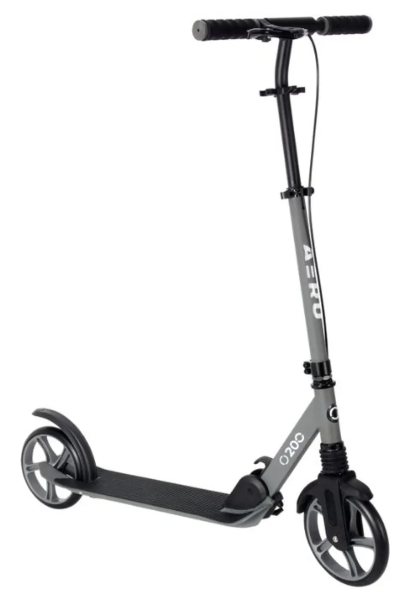 Aero A200 Folding Scooter Grey 6-12 yrs non electc - Image 1