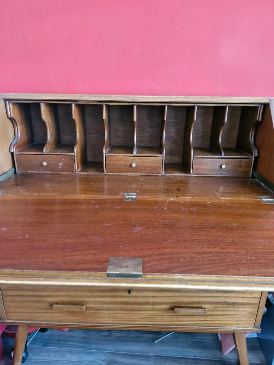 Mid Century writing desk - Image 2