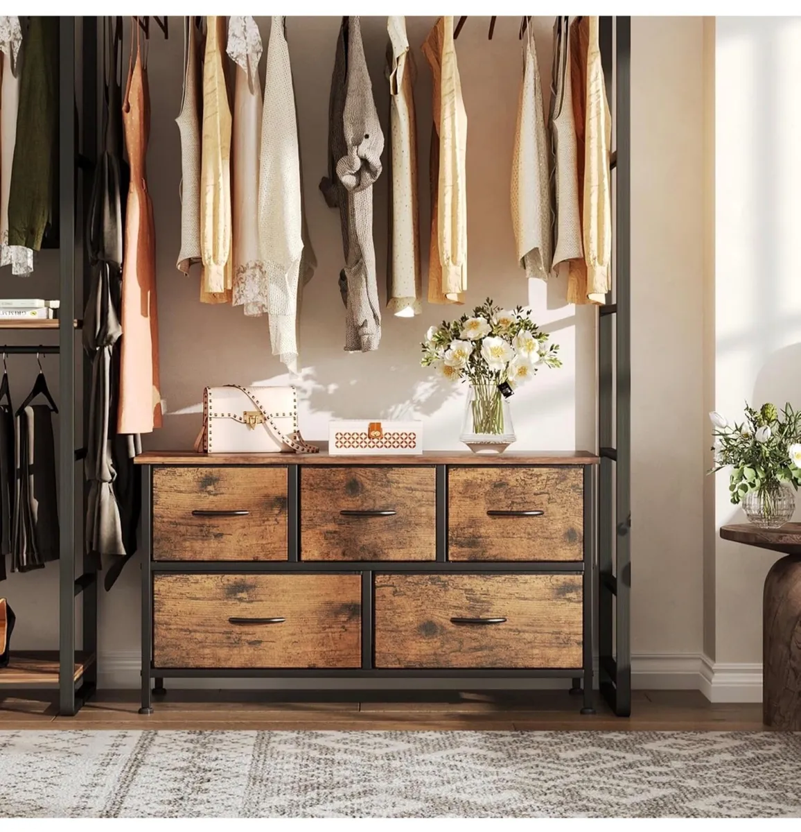 Chest of Drawers,Dresser for Bedroom with 5 Drawer - Image 1