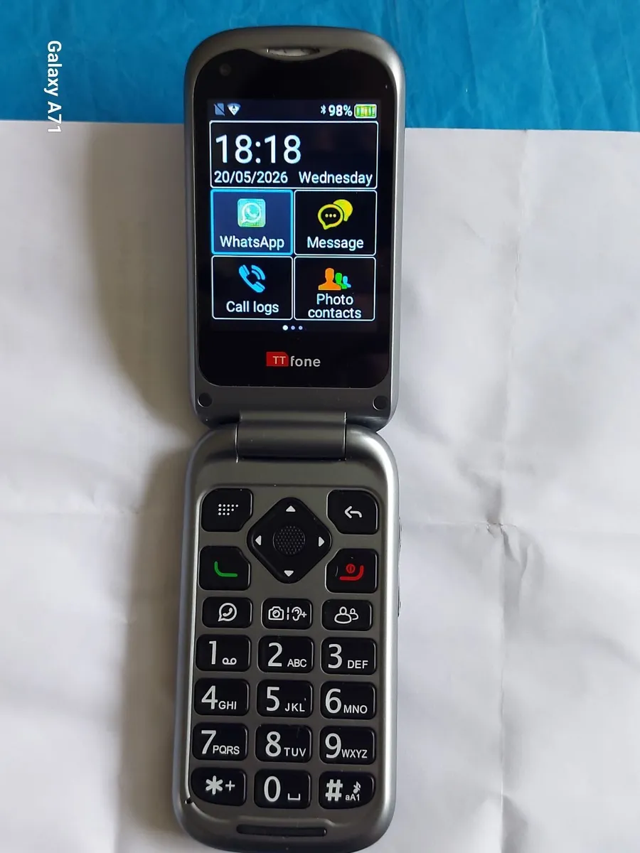 TT Phone Touch Screen Flip Phone, Model TT970 - Image 1