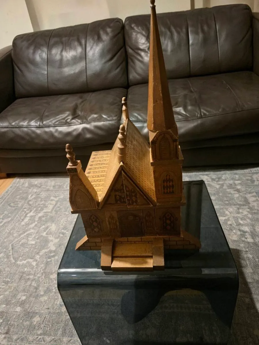 Antique WS Reed wooden Church toy - Image 1