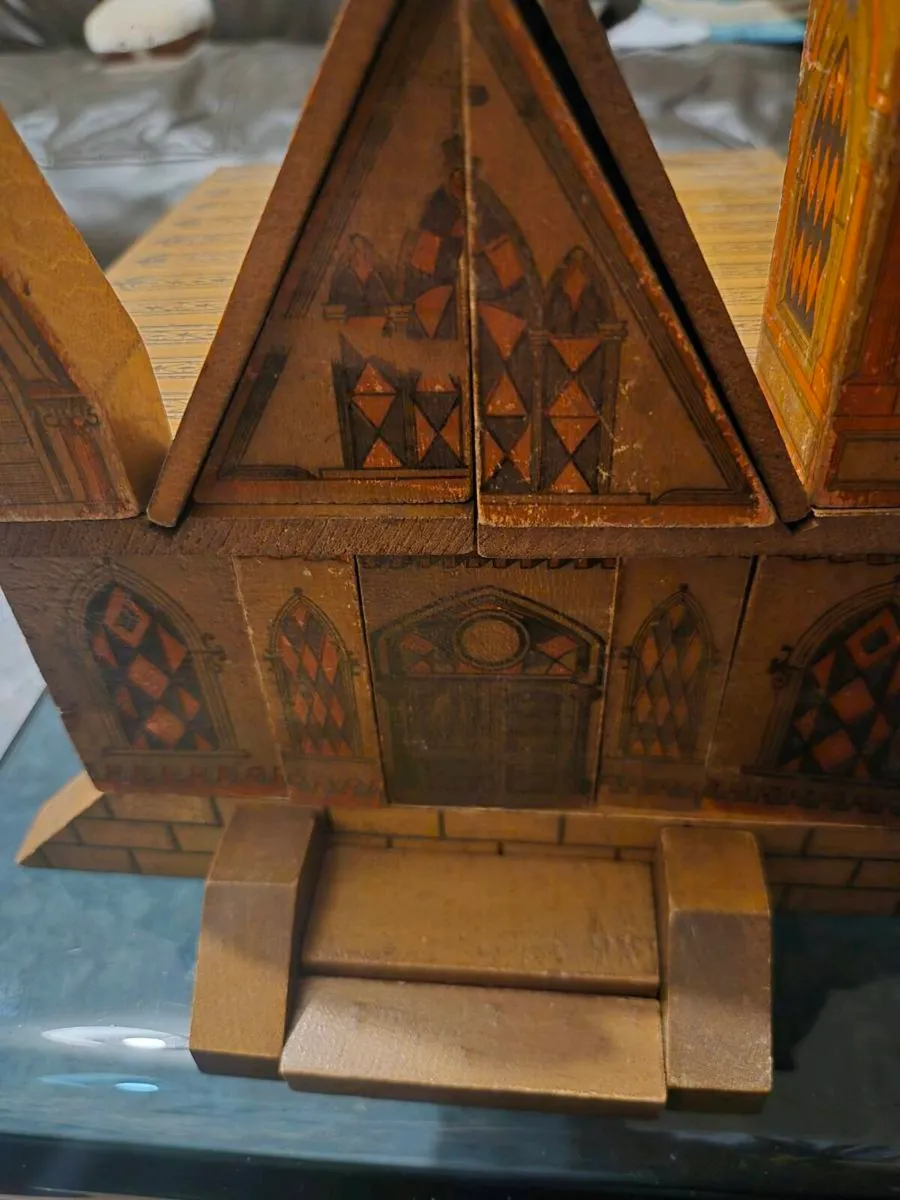 Antique WS Reed wooden Church toy - Image 2