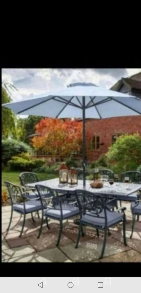 CLEARANCE** Brand New Hartman Cast Alum 8 Seater - Image 1