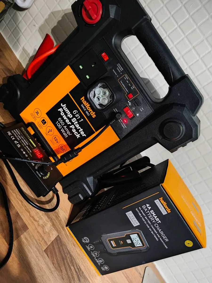 Battery maintenance, jump starter and Smart batter - Image 1