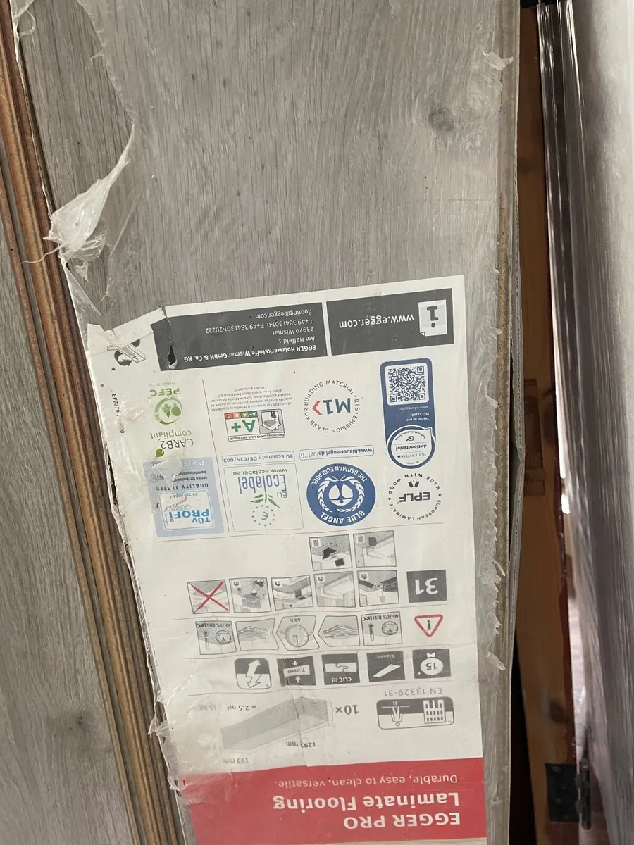 Laminate Grey Wooden Flooring - Image 1