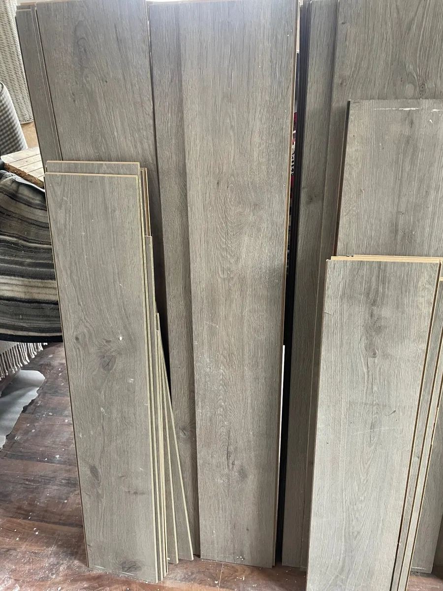 Laminate Grey Wooden Flooring - Image 3