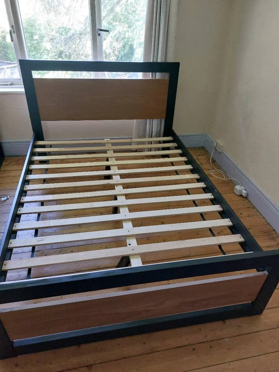 Double Bedframe and Matching Locker - Image 1