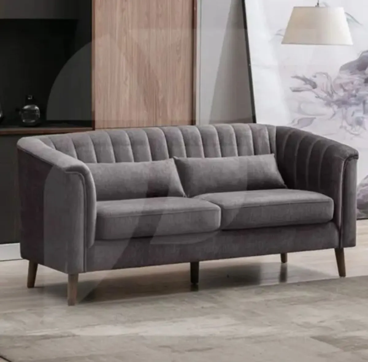 Charlotte 3 Seater Graphite - Image 1