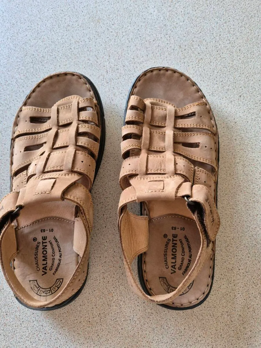 Mens leather sandals - Image 2