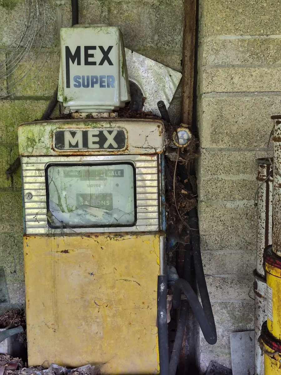 Vintage petrol pump