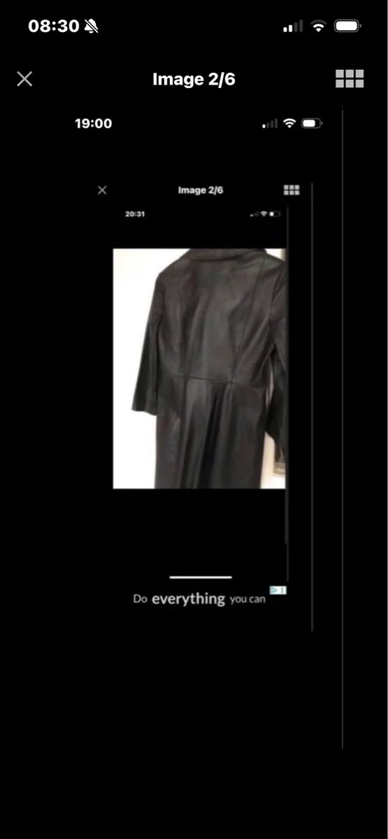 Ladies Leather Coat - Image 2