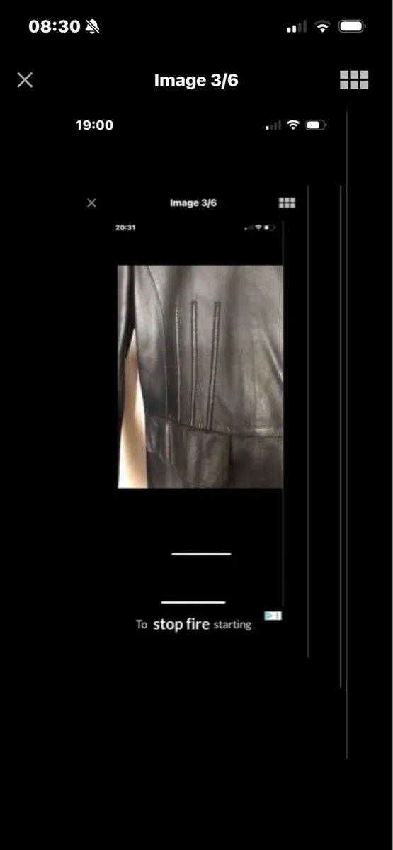 Ladies Leather Coat - Image 3