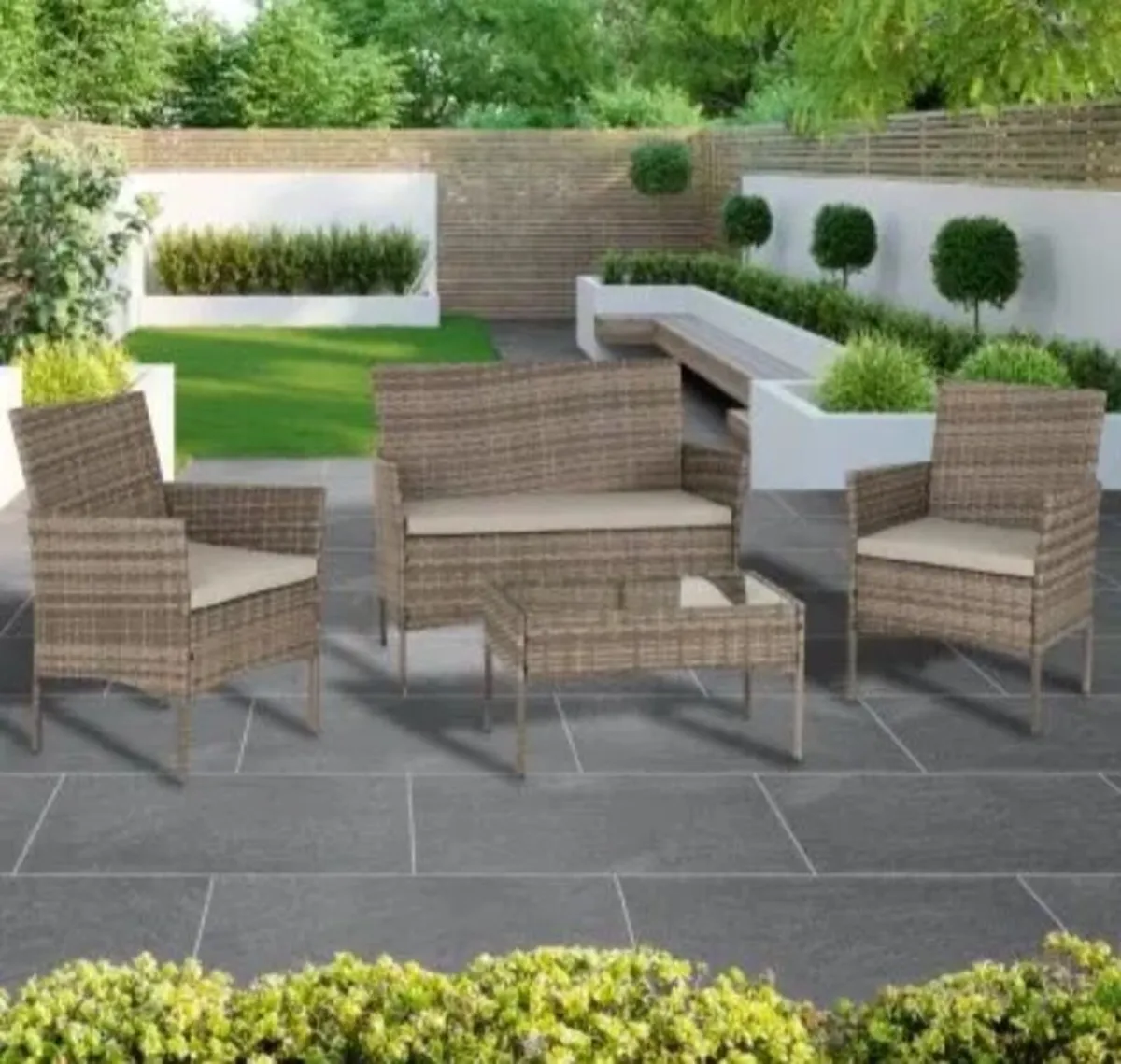 Willow 4 Piece Garden Set - Image 1