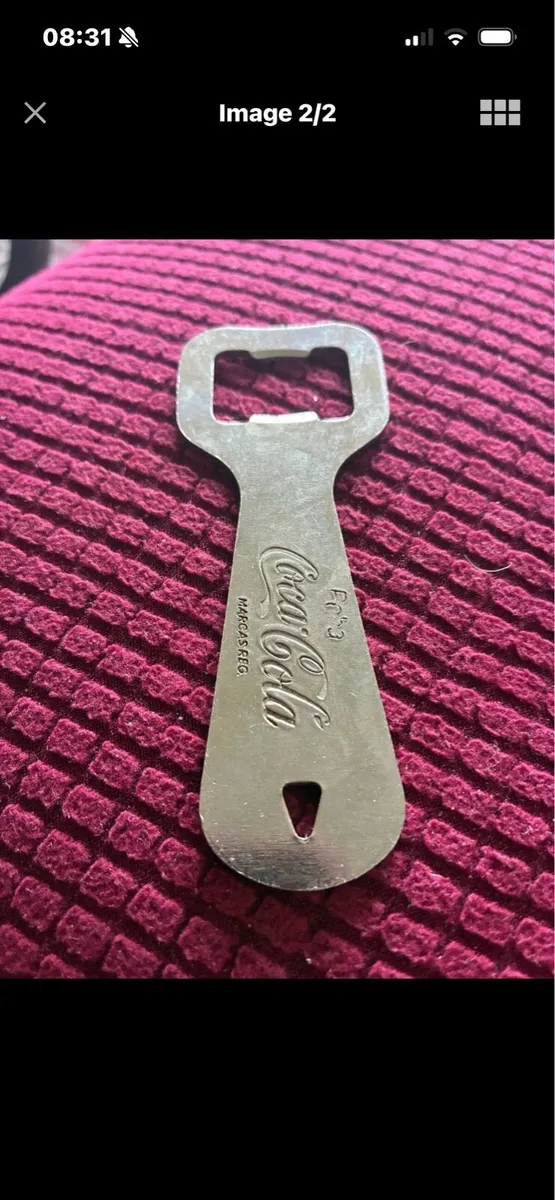 Coca Cola Metal Bottle Opener - Image 1
