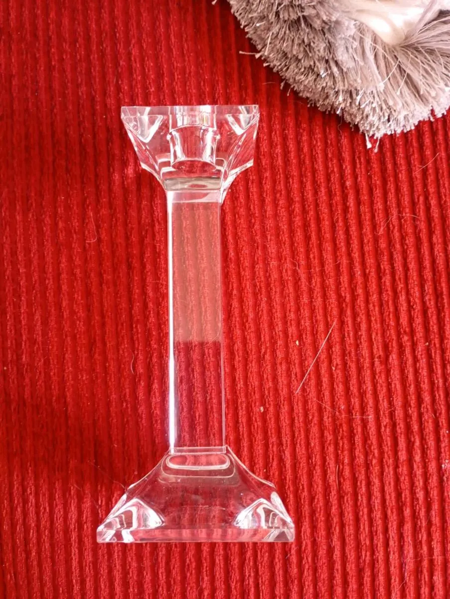 Glass Candlestick in box - Image 3