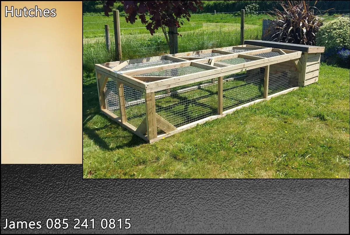 Rabbit Hutch & Enclosure - Image 1