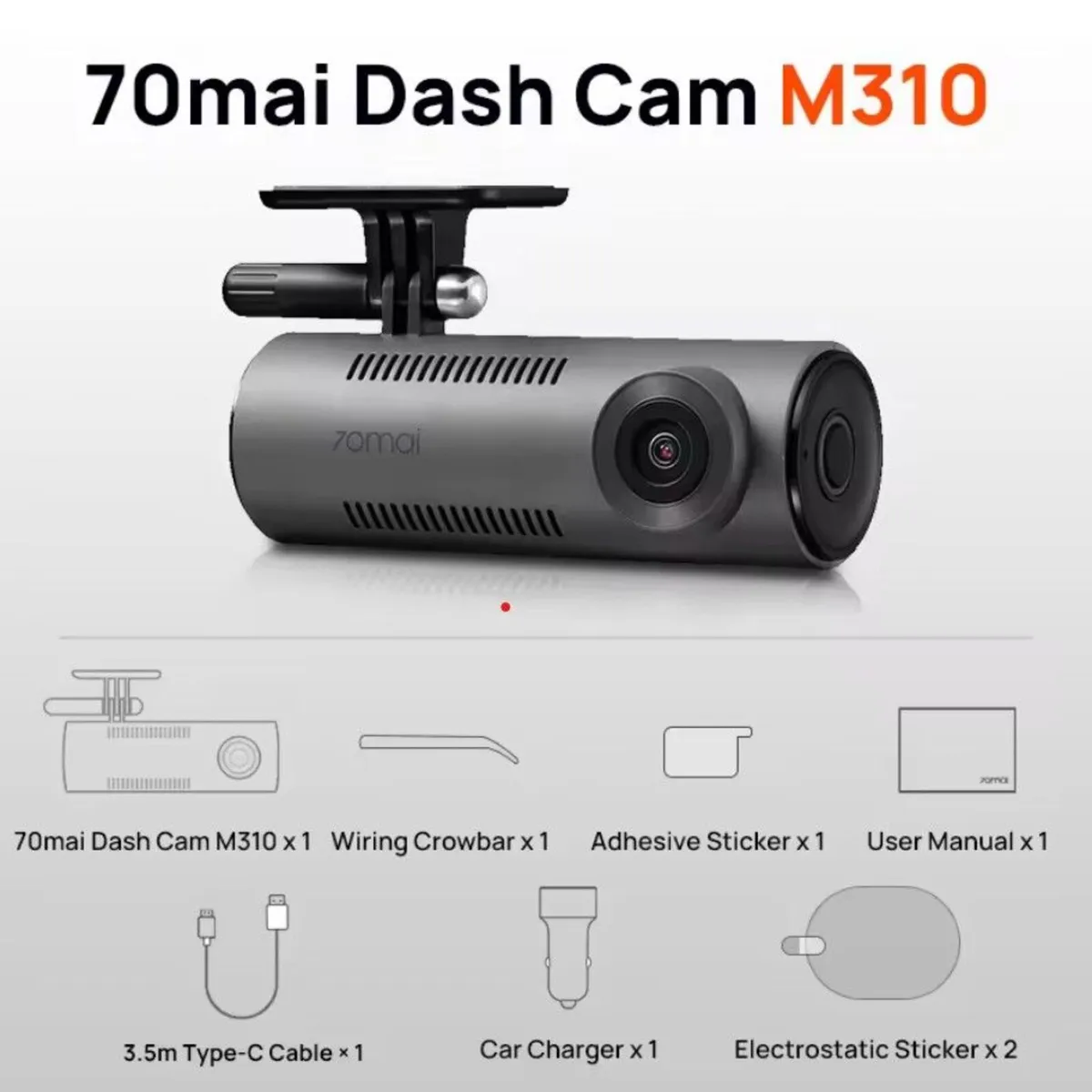 New 70mai M310 Dashcam - Image 2
