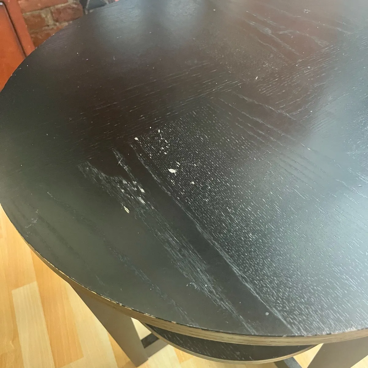 Black Wooden Coffee Table - Image 3