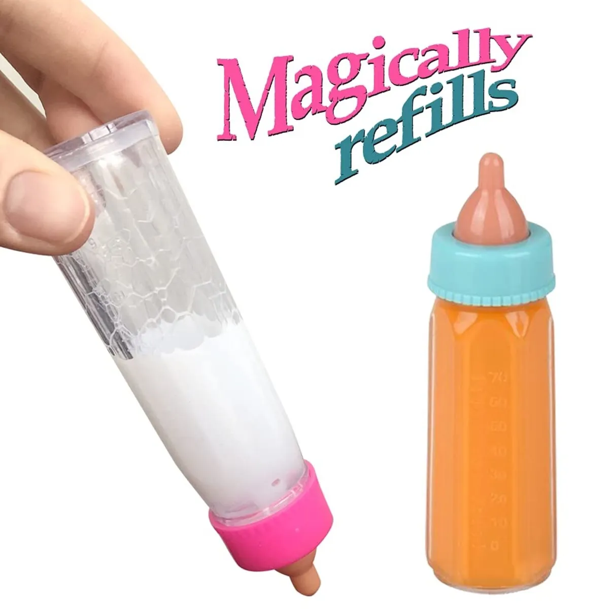 Baby Doll Magically Refills Bottles - 12.5cm high - Image 1