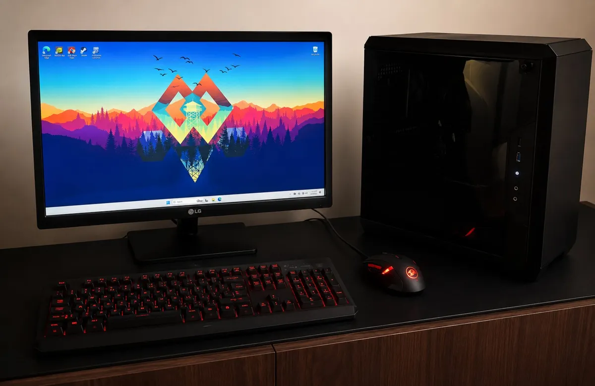 FULL DESKTOP GAMING SETUP BUNDLE - Image 1
