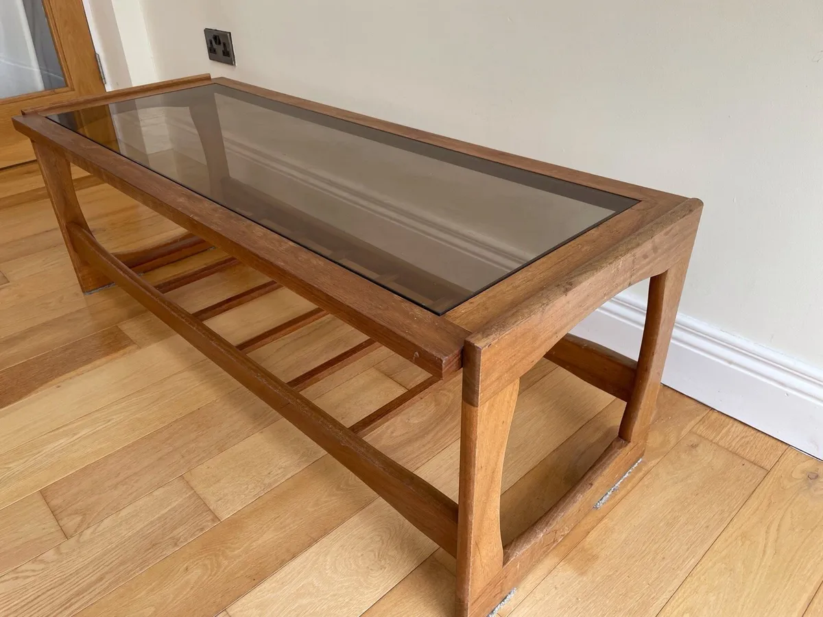 Timber & Glass Coffee table - Image 1