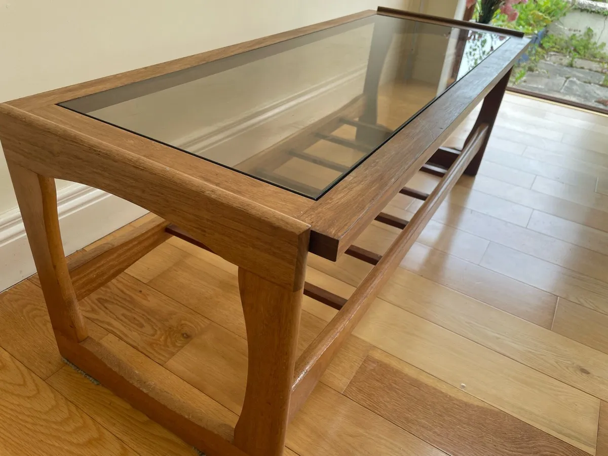 Timber & Glass Coffee table - Image 2