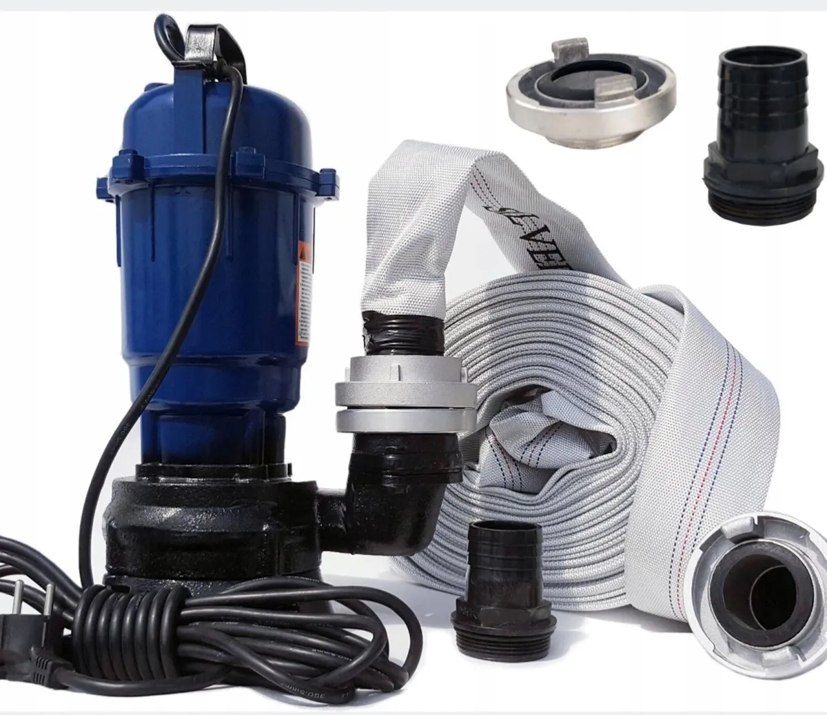 PUMP WITH SHREDDER + 30 M FIRE HOSE - Image 2