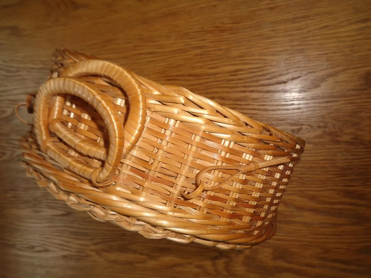 Vintage Wicker Basket for Sale - Image 2
