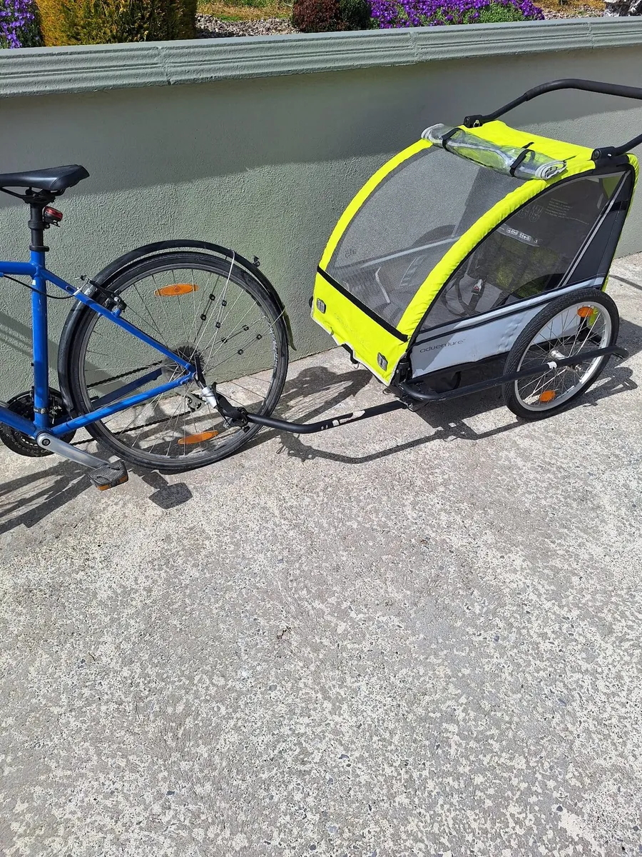 Double kids bike trailer - Image 4