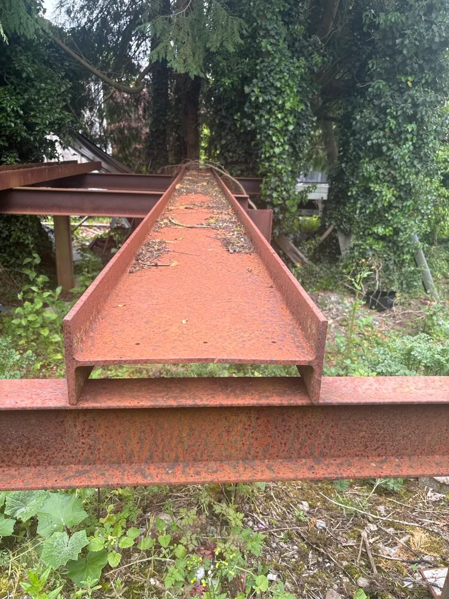 2 large RSJ Steel Beams 21Ft - Image 2