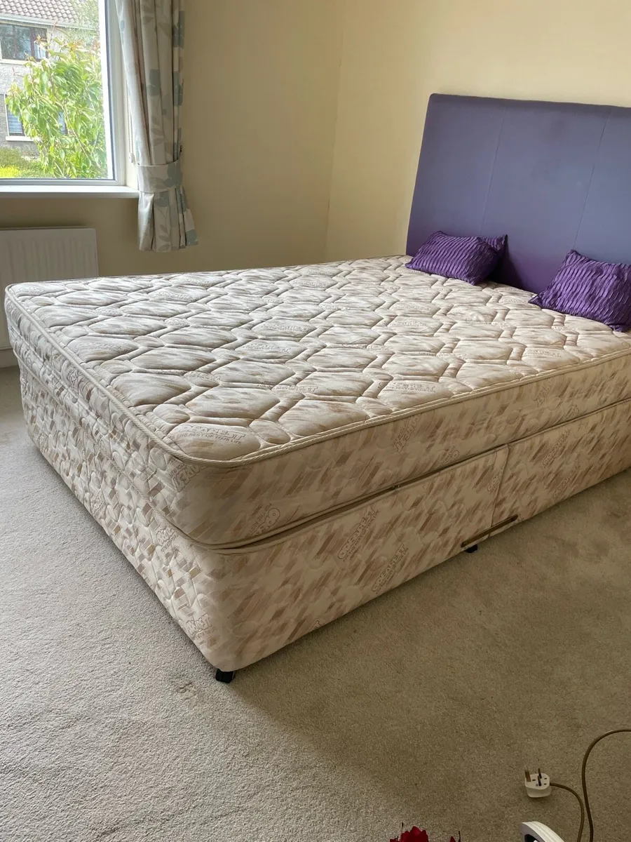 Double Bed & Matress - Image 1