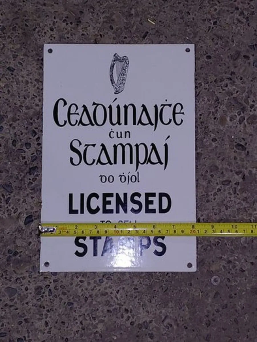 Antique Style Enamel Sign - Image 3