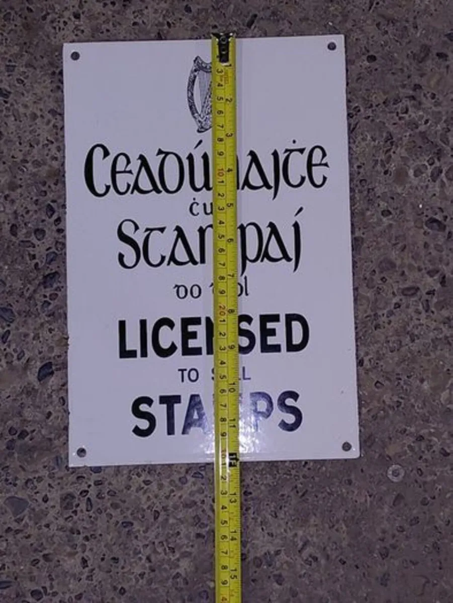 Antique Style Enamel Sign - Image 4