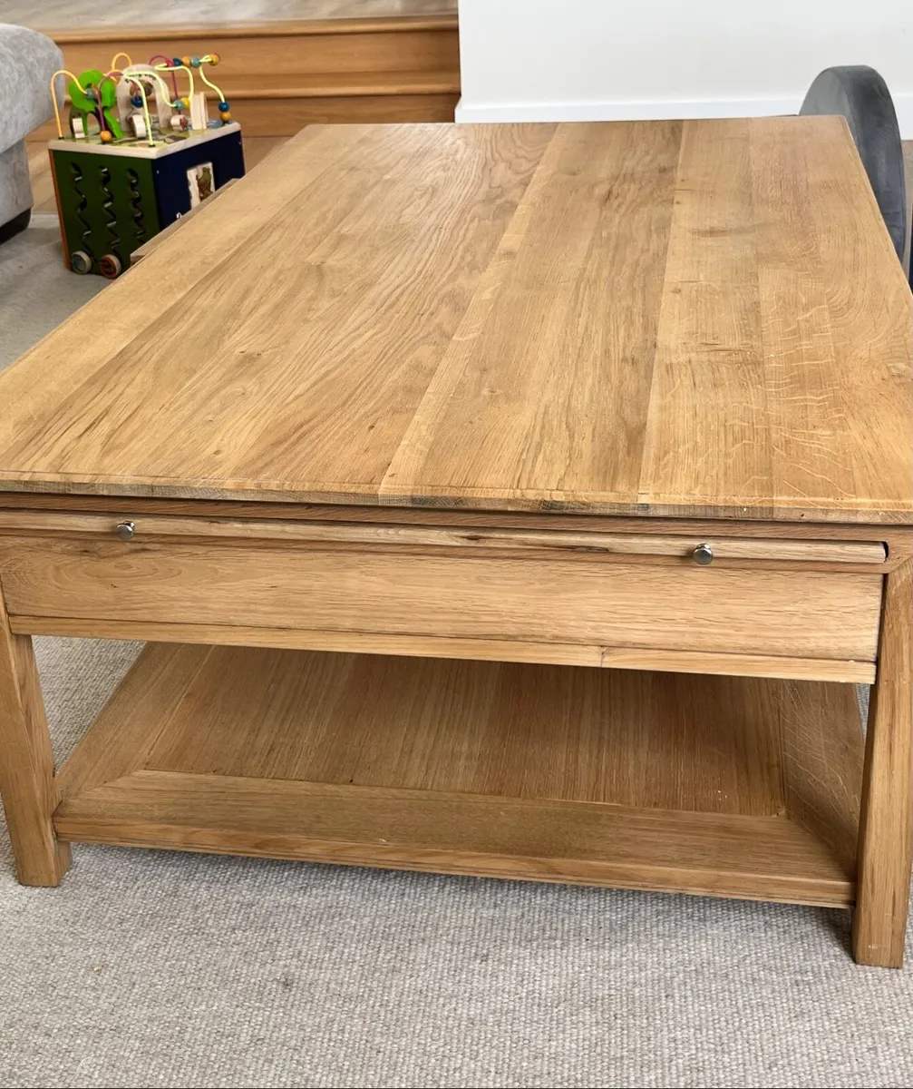Oak Coffee Table - Image 2