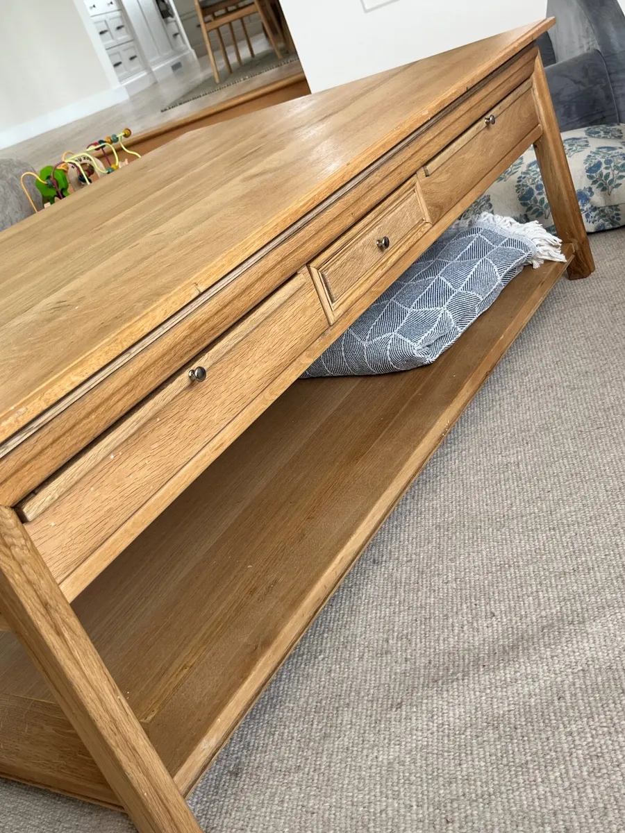 Oak Coffee Table - Image 3