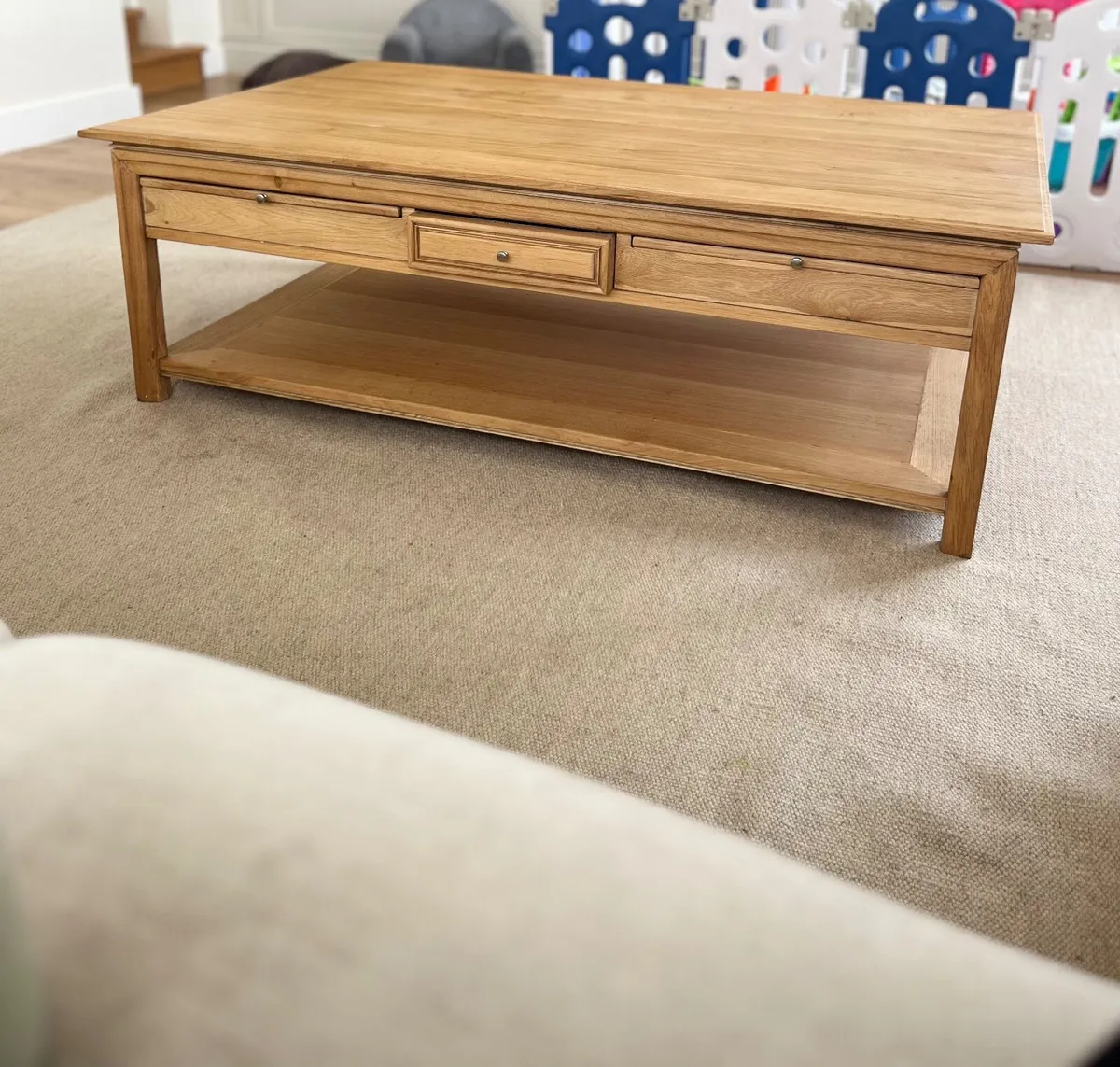 Oak Coffee Table - Image 4