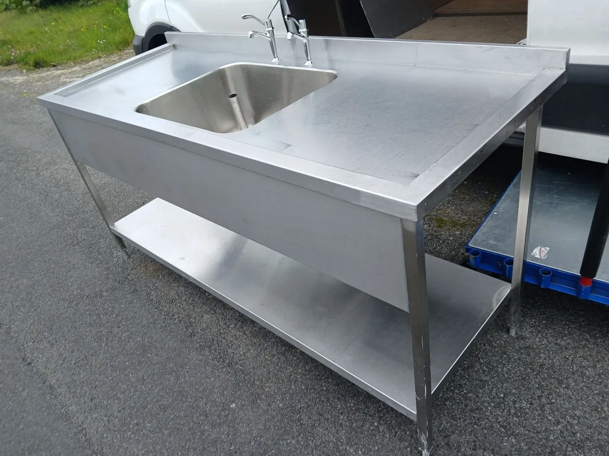 Staneless steel cabbinet sink unit complete - Image 3
