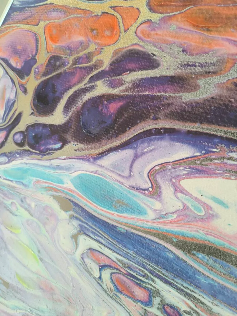 Framed Art, Canvas, Abstract, Modern - Image 2