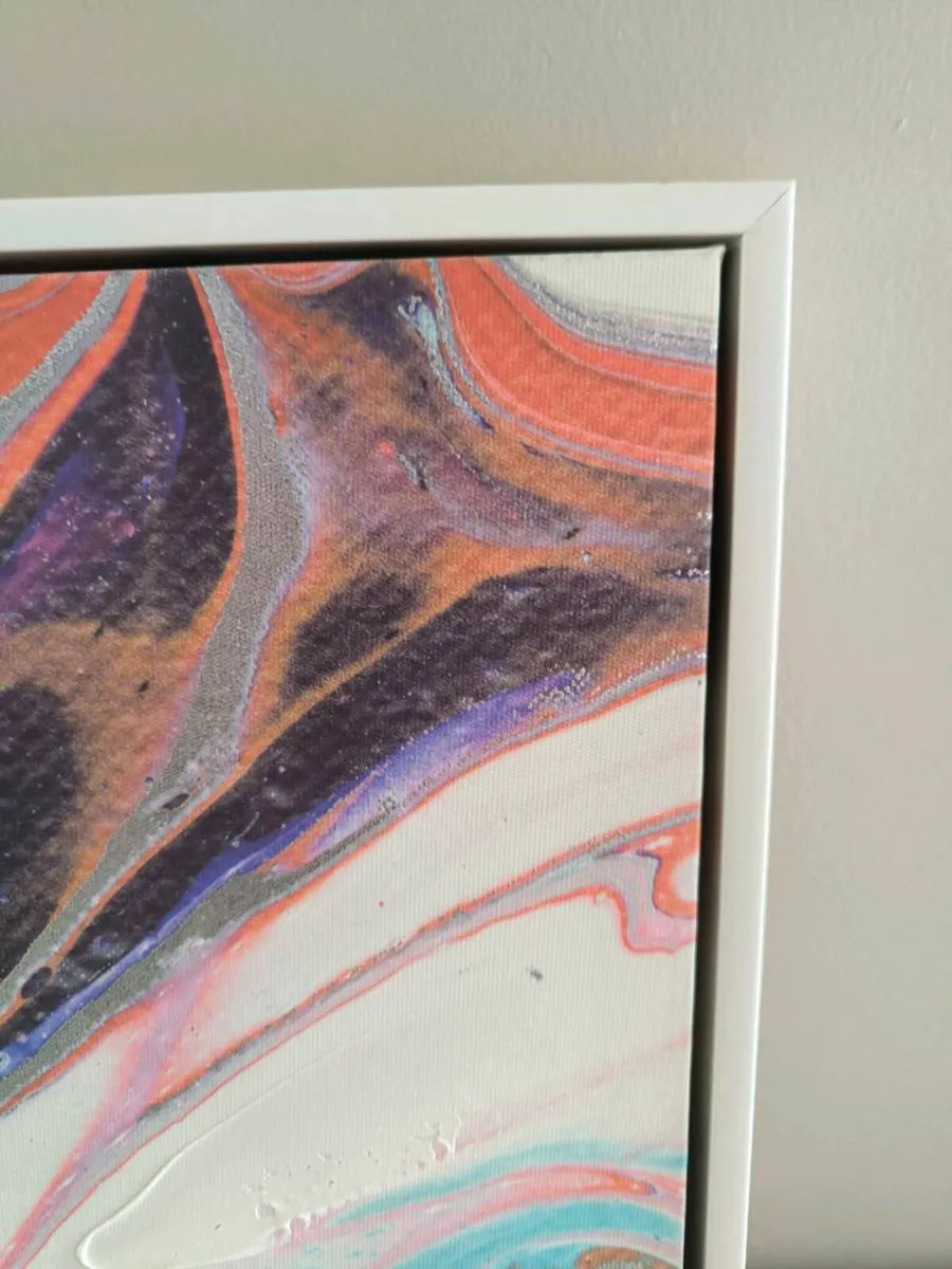 Framed Art, Canvas, Abstract, Modern - Image 3