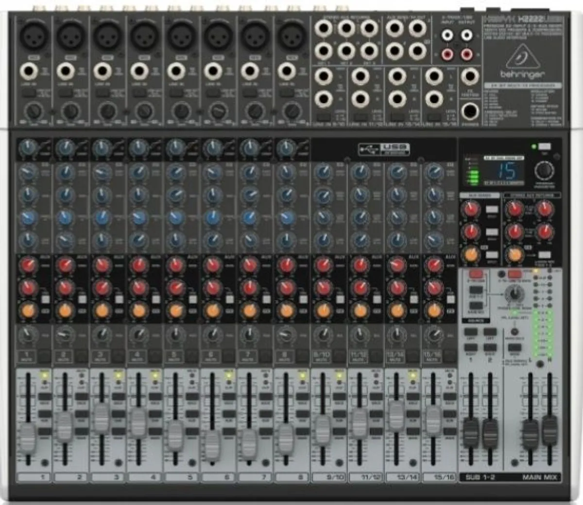 Behringer XENYX X2222USB 22 Channel Analog Mixer - Image 3
