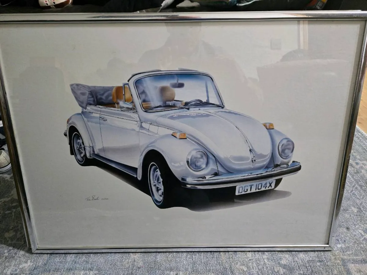Volkswagen Convertible Beetle Tim Sales Print