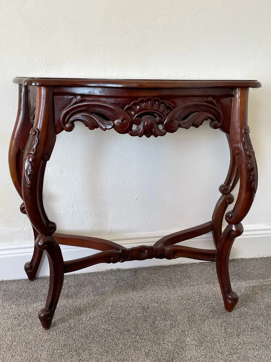 Hall Table Mahogany - Image 1
