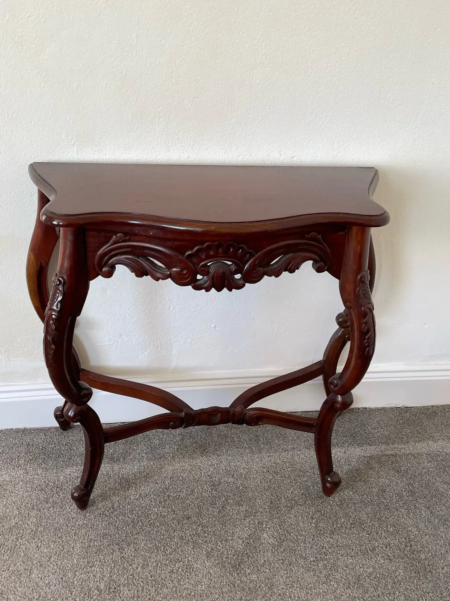 Hall Table Mahogany - Image 2