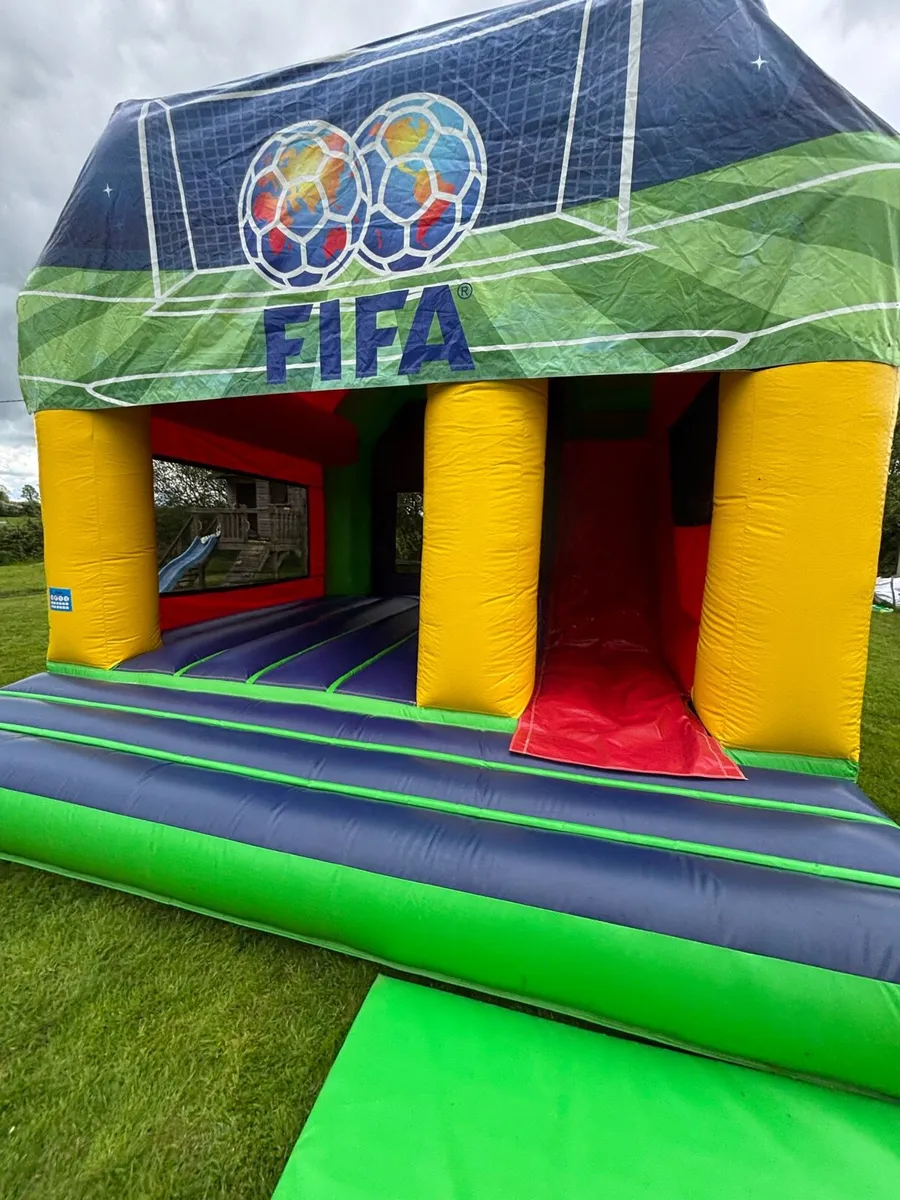 Extra large bouncy castle with slide 16.5ft x 16.5 - Image 2