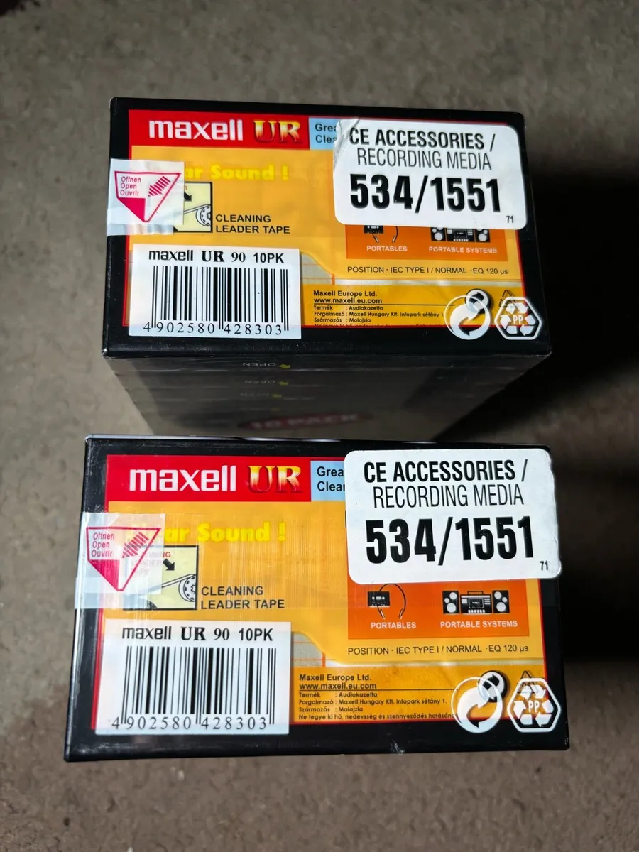 Maxell ur x10 cassette tapes brand new - Image 3