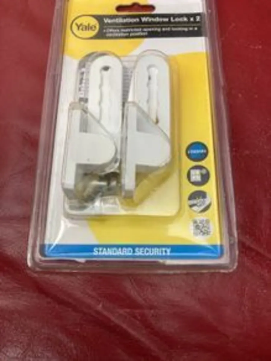Yale Locks P117 Ventilation Window Lock, Pack of 2