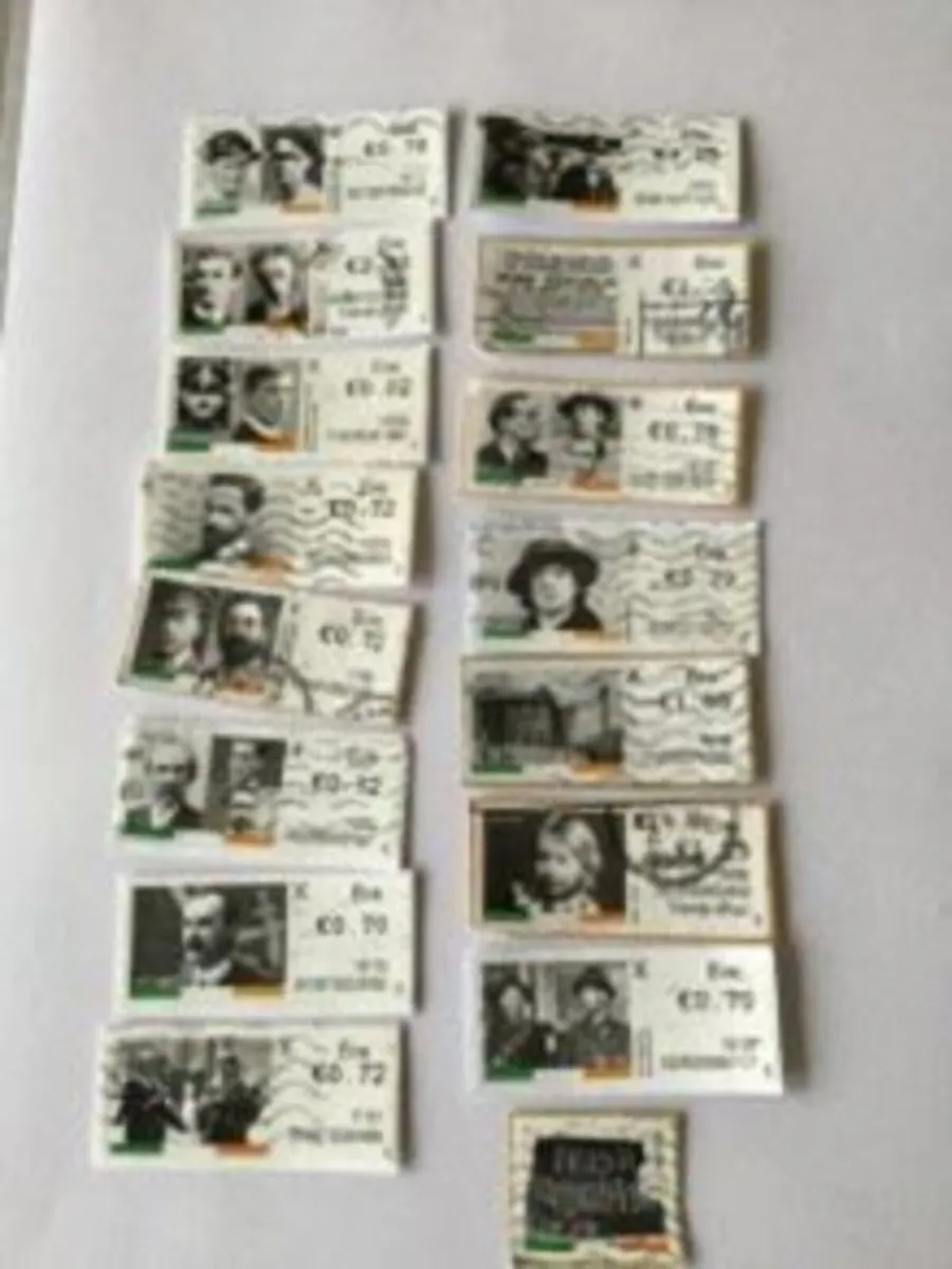 Set  of 1916 Easter Rising Commemorative stamps